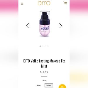 DiTO Voile Lasting Makup Fix Spray
